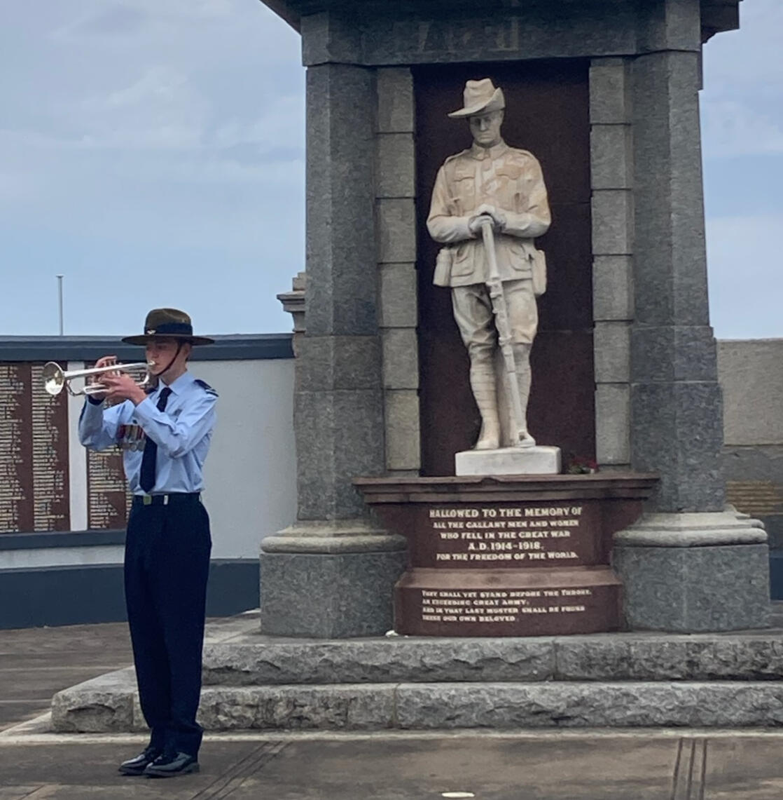 Last Post at the Warrnambool ANZAC Day Service
